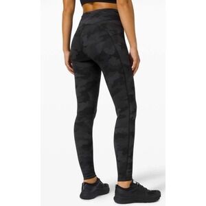 Lululemon Swift Speed High-Rise Brushed‎ legging  28" long 365 Camo 20 Luxtreme